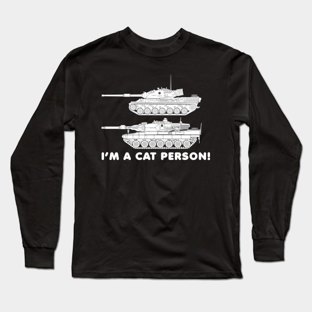 Leopard I and II. Im A Cat Person! Long Sleeve T-Shirt by FAawRay